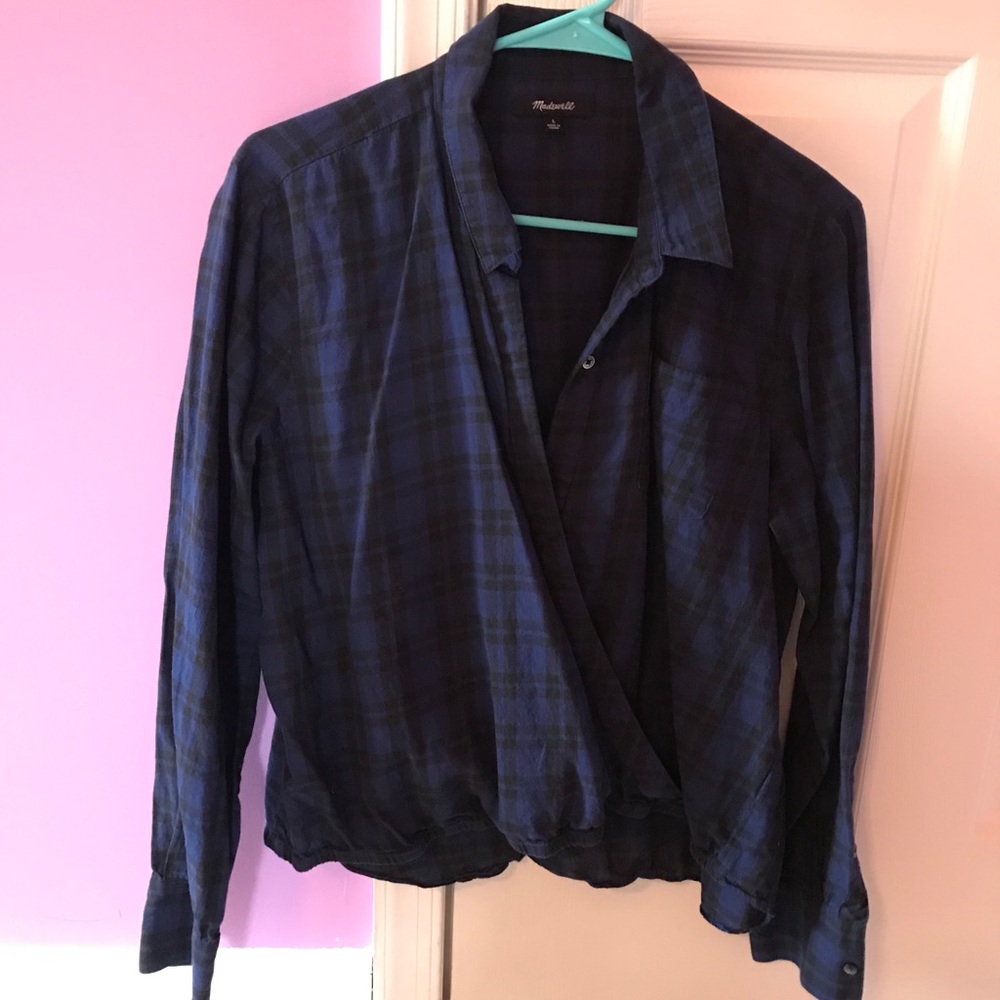 Madewell Plaid Top